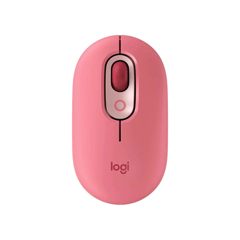 Logitech POP Bluetooth Wireless Mouse - Heartbreaker Rose - فأرة